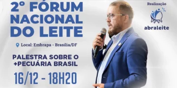 +PECUÁRIA BRASIL: diretor do programa, Carlos Vinícius, faz palestra no fórum da ABRALEITE